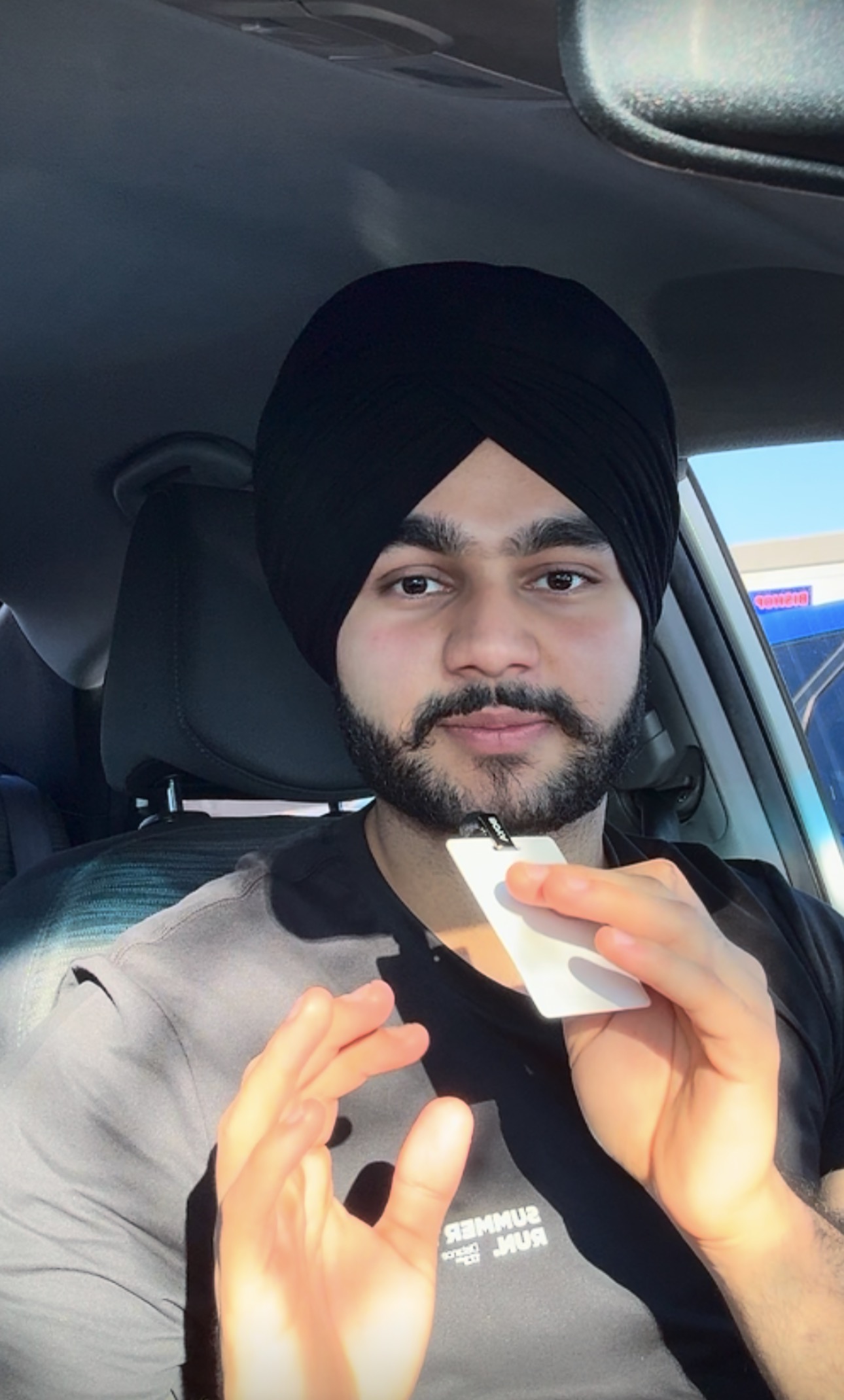 Randeep with his car